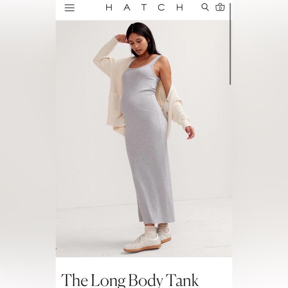 Hatch long tank dress (blue)